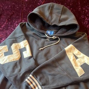 Adidas Fleece Lined Hoodie Logo